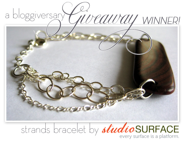 studio surface, giveaway, bloggiversary