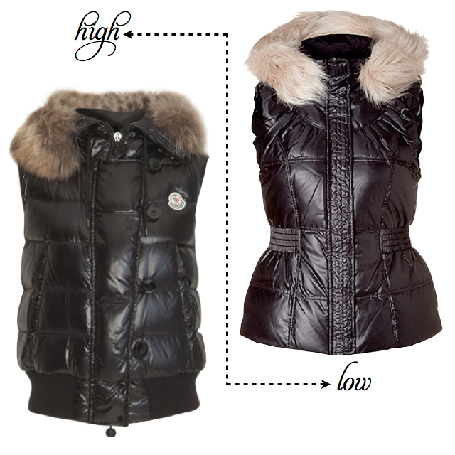 Fur Collar Puffer Vest, Juicy Couture Puffer Vest, Moncler Tarn Puffer Vest, Black Puffer Vest